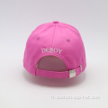 Nouvelle casquette de baseball rose design